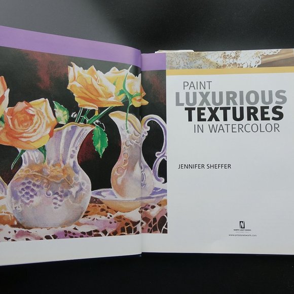 Artists Book, Paint Luxurious Textures in Watercolor by Jennifer Sheffer, How to - Picture 2 of 6